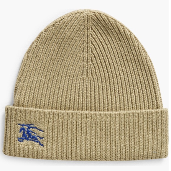 BURBERRY EKD Cashmere Beanie - Picture 1 of 5
